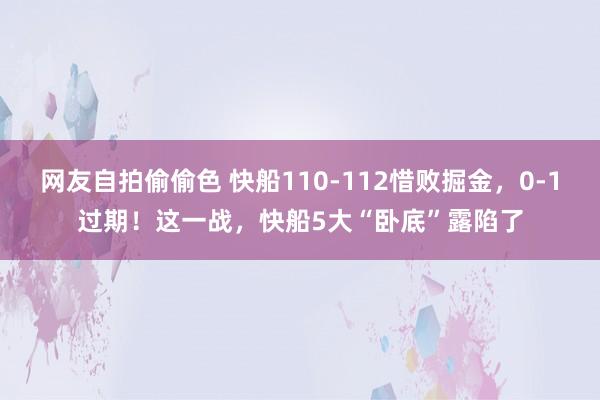 网友自拍偷偷色 快船110-112惜败掘金，0-1过期！这一战，快船5大“卧底”露陷了